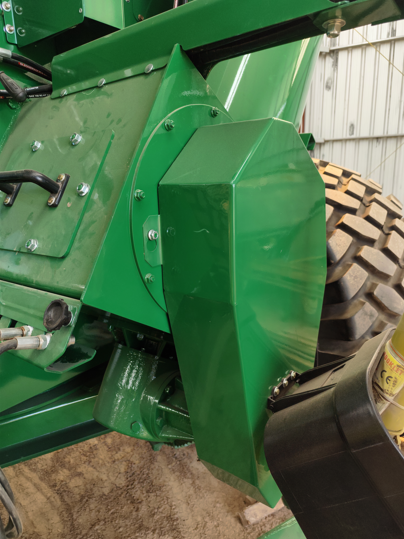 Tapa frontal para inspección de sinfines barredores.